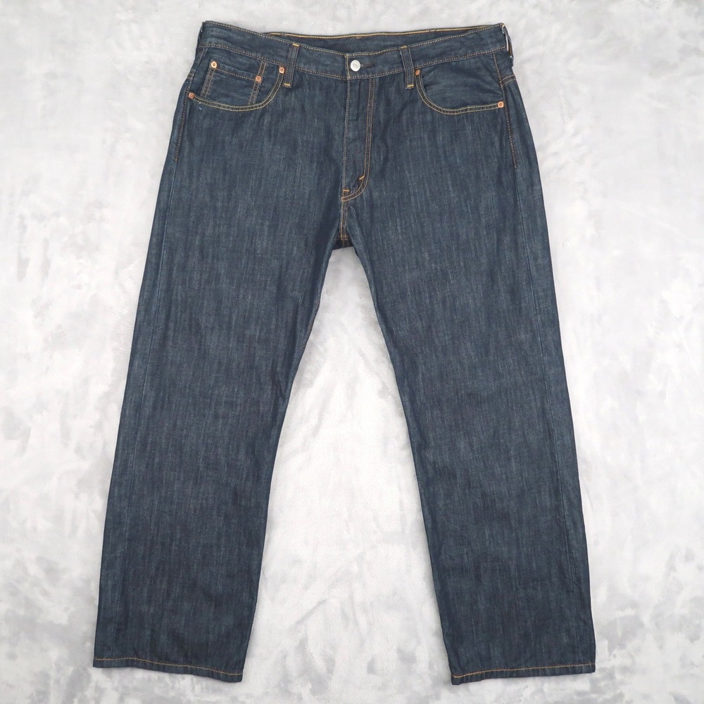 Levi Jeans Mens 38x32 Fit 37x29 Dark Wash 569 Loose Straight 00569-0127 Baggy